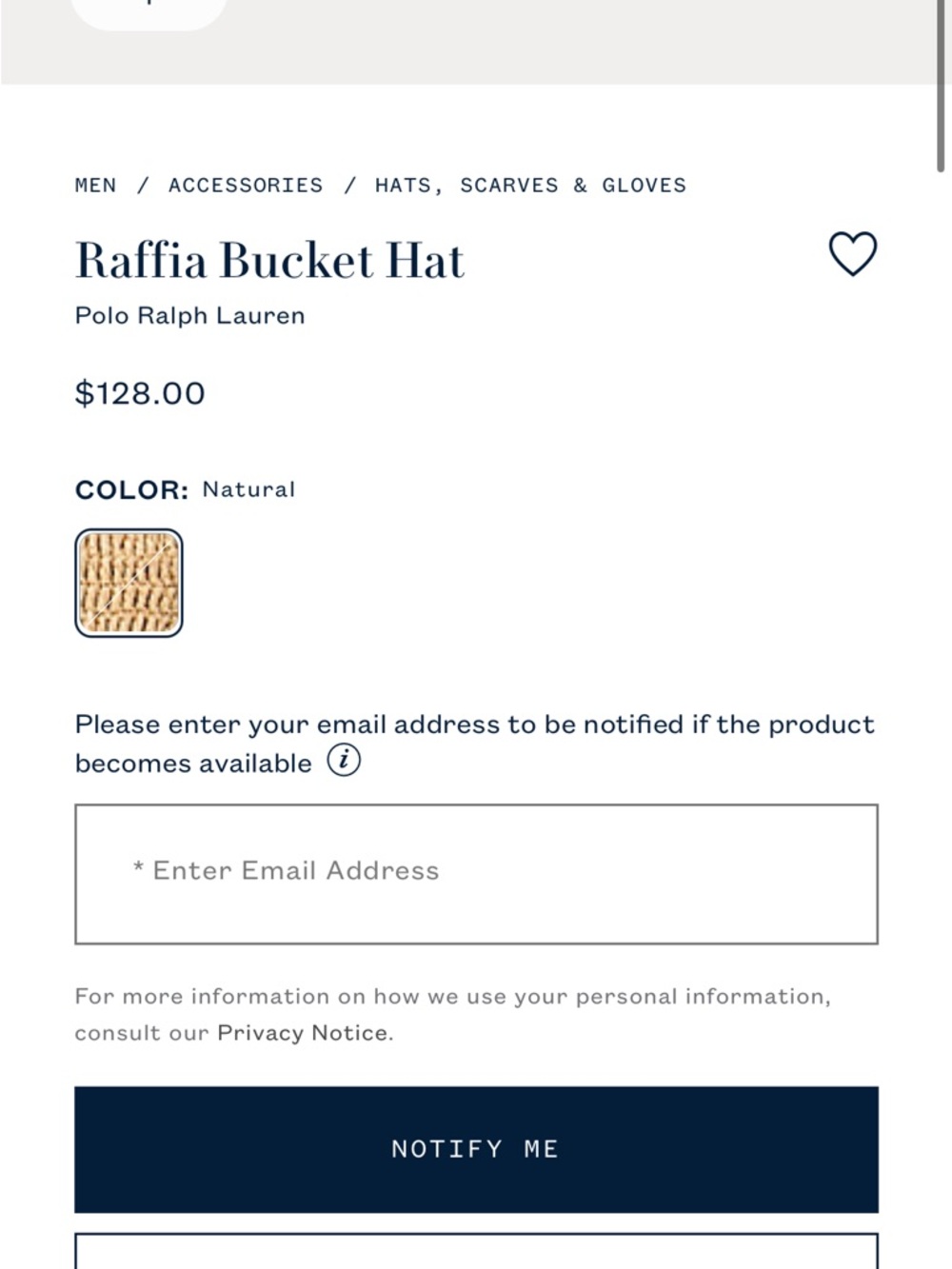 Polo Ralph Lauren Raffia Bucket Hat - Picture 5 of 5
